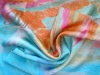 100% printed  silk satin  fabric