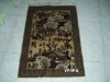 100% pure silk handmade area rug