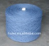 100% recycled polyester blended OE cotton yarn