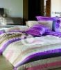 100 % satin cotton printed bed linen