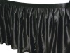 100% satin table skirting for weddings