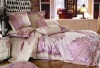 100% silk Four-piece printing bedding set