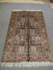 100% silk carpet hand made