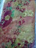 100%silk embroiderd burn-out chiffon fabric