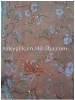 100%silk embroiderd burn-out chiffon fabric