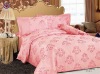 100% silk floss jacquard bedding bed sheet comforter set bed sheet set bedspread