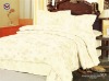 100% silk floss jacquard bedding bed sheet comforter set bed sheet set,quilt cover