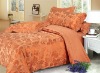 100% silk floss jacquard comforter set bed sheet set bedspread