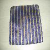 100% silk longitudinal stripe pocket handkerchief