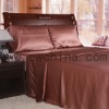 100%silk sheet set silk satin 4 pieces Full Queen King Cal king