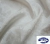 100% silk white jacquard fabric for  dress and shirt fabric