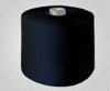 100% spun polyester black yarn