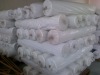 100% spun polyester white fabric