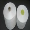 100% spun polyester yarn/sewing thread, 20s/2 raw white