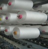 100% spun polyester yarn/sewing thread, 30s/2 raw white