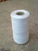 100% spun polyester yarn/sewing thread, 30s/2 raw white