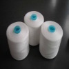 100% spun polyester yarn/sewing thread, 30s/2 raw white