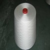 100% spun polyester yarn/sewing thread, 30s/2 raw white