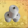 100% spun polyester yarn/sewing thread, 40s/2 raw white 40s 100% polyester yarn