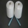 100% spun polyester yarn/sewing thread, 50s/2 raw white