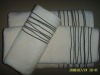 100% terry cotton bath towel with border