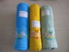 100% terry cotton bath towel with different colors