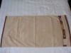 100% terry cotton bath towel with embroidery