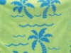 100% terry cotton jacquard beach towel / yarn dyed with high quality