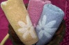100% terry cotton jacquard hand towel
