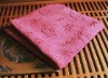 100% terry cotton jacquard tea towel (kitchen towel) / plain dyed