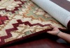 100% textured  wool Indian handtufted rug or carpet made of semi twist yarn in modern design