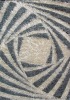 100% textured wool and polyster indian handtufted rug or carpet made of semi twist yarn in modern design