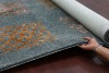 100% textured  wool and viscose indian handtufted rug or carpet made of semi twist yarn in modern design