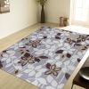 100% textured  wool and viscose indian handtufted rug or carpet made of semi twist yarn in modern design
