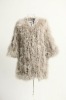 100%turkey feather women coat