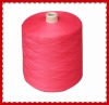 100% virgin single dyed polyester yarn for weaving 16/1