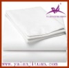 100% white plain/sateen hotel bed sheets