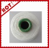 100% white spun bright polyester yarn for knitting 20s