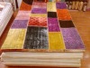 100% wool patchwork carpet