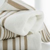 100% yarn-dyed satin bath towel