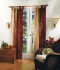 (1006) Faux suede patchwork curtain