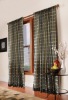 (1019) plaid Jacquard curtain