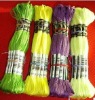 105 skeins packing.100% cotton thread.similar cotton thread.threads.friendship bracelet threads.colorfully link