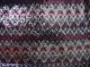 10DY11560 multi-colored sequin on mesh fabric