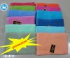 10s solid color satin bath towel with different colors