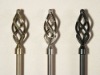 11/10" diameter, new designer gyrate curtain rod&tube/pole,coated&plated