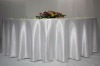 120"R 100%polyester crisp&luxurious table cloth for hotel