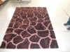 1200D polyester silk carpet with designs
