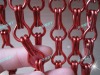 12mm Red Aluminum Drapery (Chain Link fly screen )