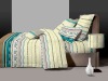 144TC polycotton pigment printed quilt cover set/bed sheet set